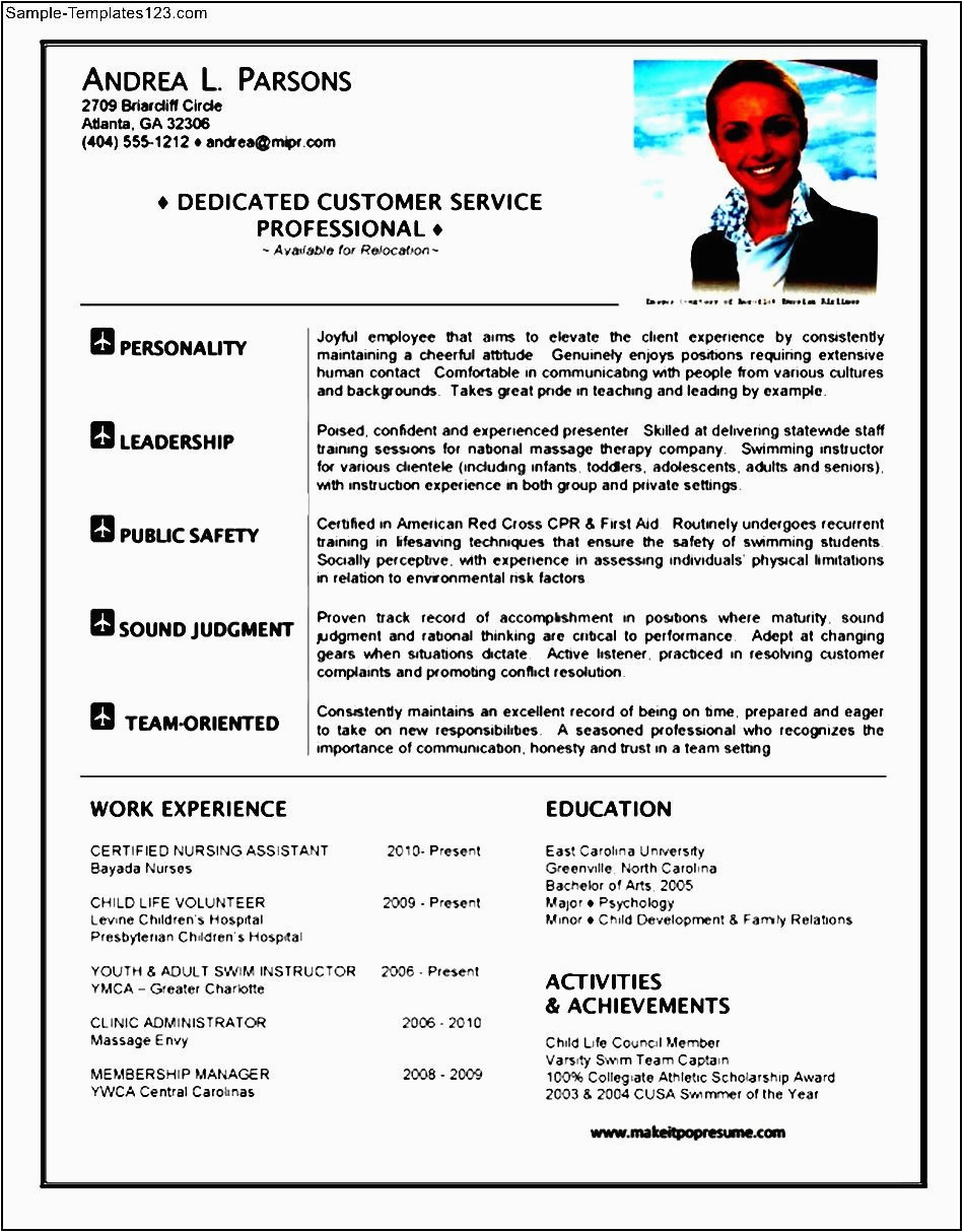 Resume Sample for Airport Ground Staff Flight attendant Resume Example Sample Templates