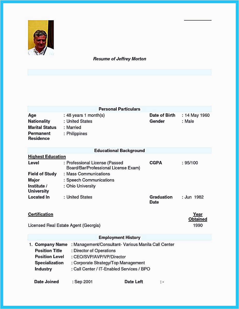 Resume Sample for Call Center Job with No Experience Impressing the Recruiters with Flawless Call Center Resume