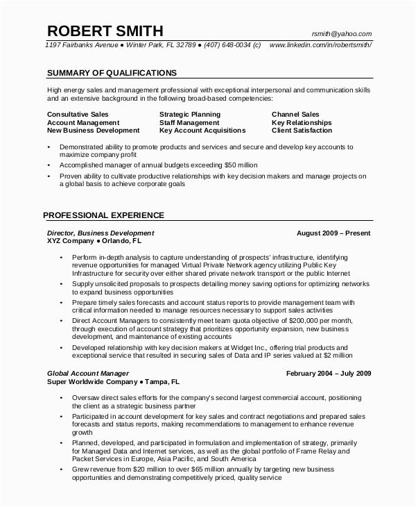 Resume Template for Experienced It Professionals Free 8 Professional Resume Samples In Pdf