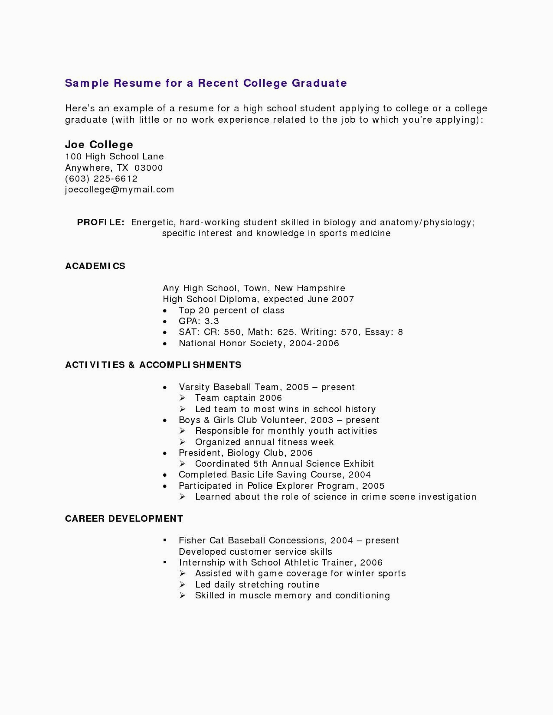 Resume Templates for High School Students Free 8 Resume for High School Student Template Template Free