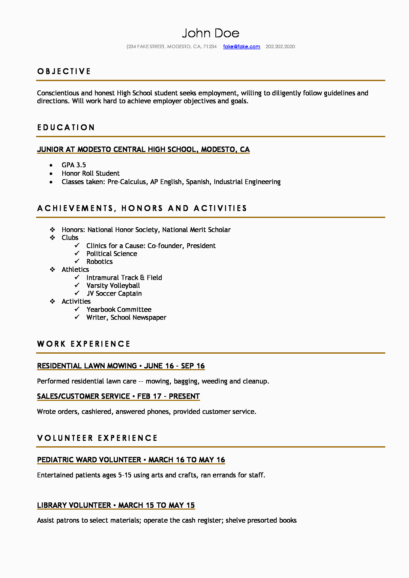 Resume Templates Free for High School Students High School Resume Resume Templates for High School Resume Templates Free for High School Students High School Resume Resume Templates for High School