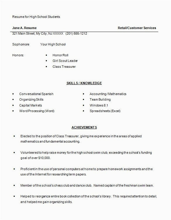 Resume Templates Free for High School Students High School Resume Template 9 Free Word Excel Pdf Resume Templates Free for High School Students High School Resume Template 9 Free Word Excel Pdf