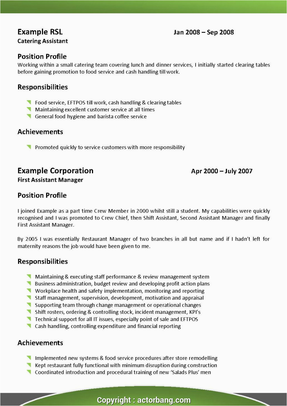 Sample Objective In Resume for Hospitality Industry Styles Sample Resume Objectives for Hospitality Industry