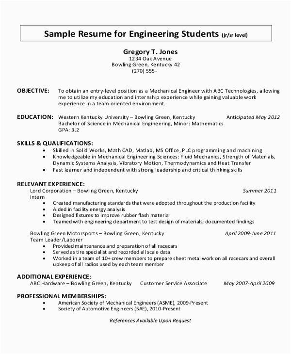 Sample Objective In Resume for It Professional Free 10 Sample Objective for Resume Templates In Ms Word