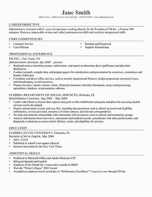 Sample Objective In Resume for It Professional How to Write A Career Objective