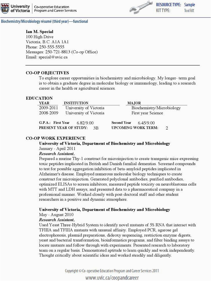 Sample Objective Line for Biology Instructor Resume Biology Student Resume Objective Best Resume Examples