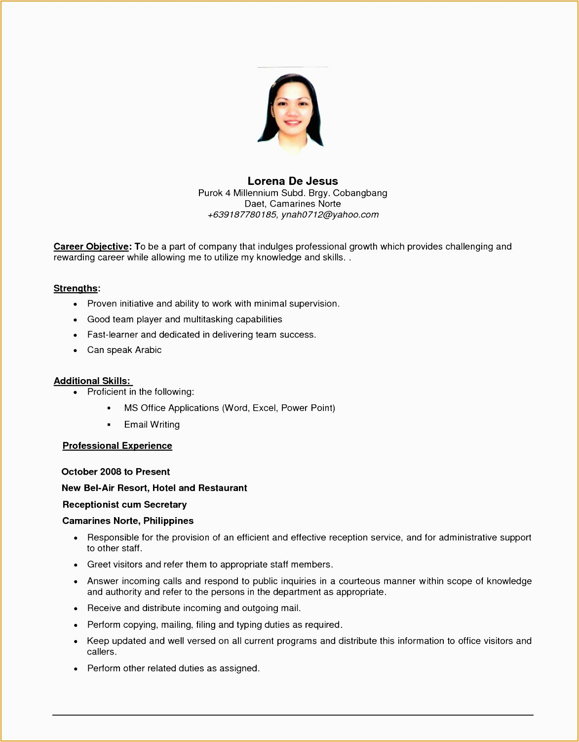 Sample Objective Statements for General Resumes 4 Resume Objective Statement for Teacher