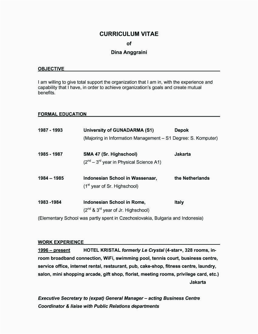 Sample Objective Statements for General Resumes Sample Resume Objective Statements General