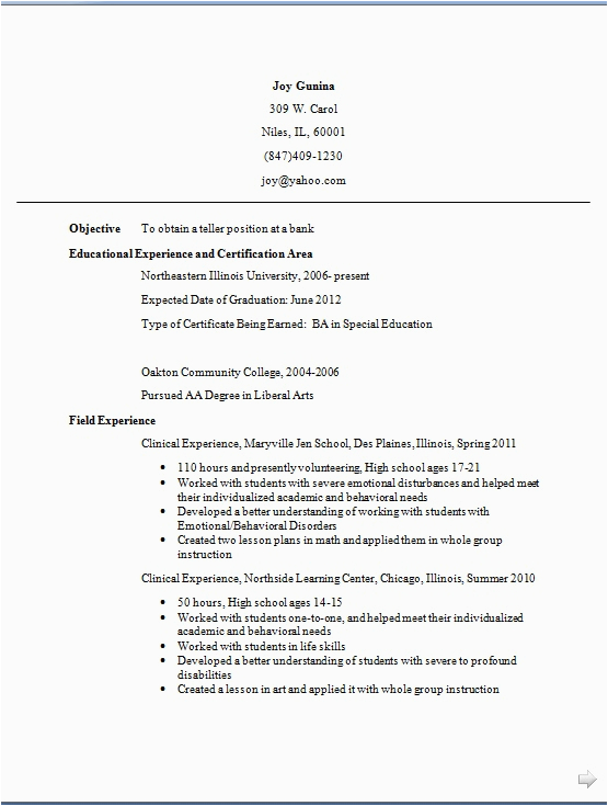 Sample Of Clinical Experience On Resume Clinical Experience Sample Resume format In Word Free Download