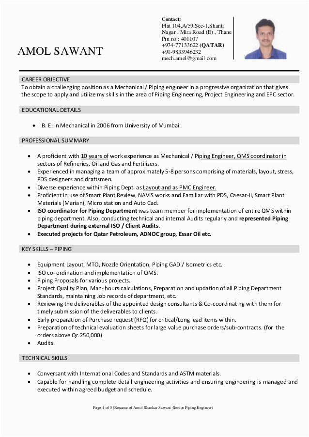 Sample Resume for 10 Years Experience 10 Years Experience Resume Best Resume Examples