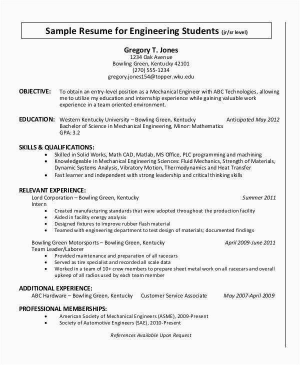 Sample Resume for 10 Years Experience 10 Years Experience Resume Ibrizz