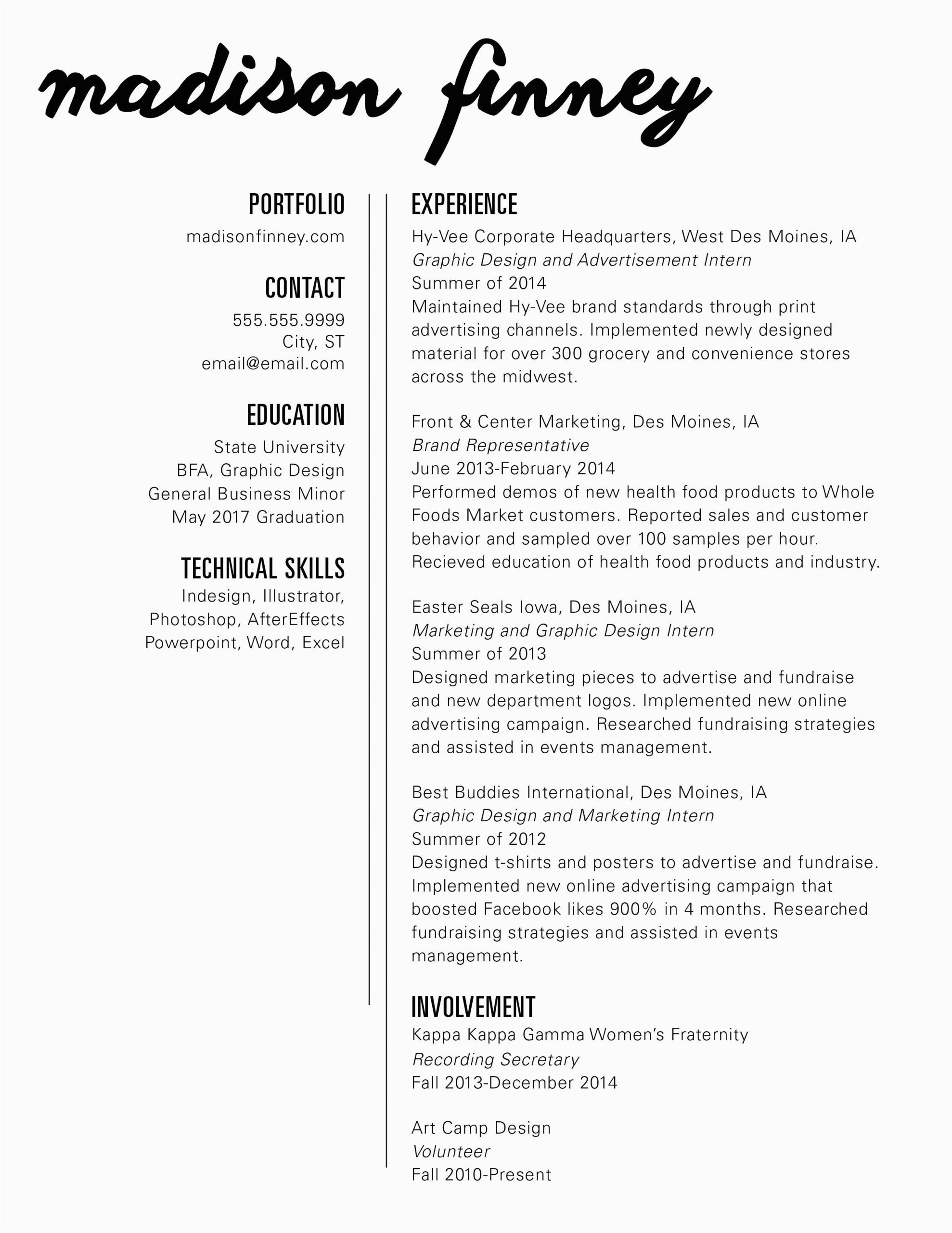 Sample Resume for Graphic Design Student New Resume Graphicdesign Design Graphic Resume