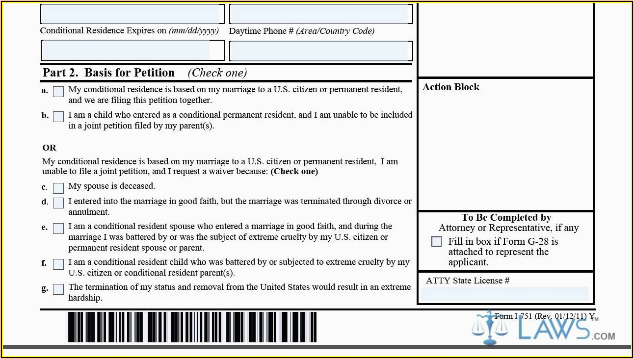 Sample Resume for Green Card Application Renewal Green Card form I 751 form Resume Examples