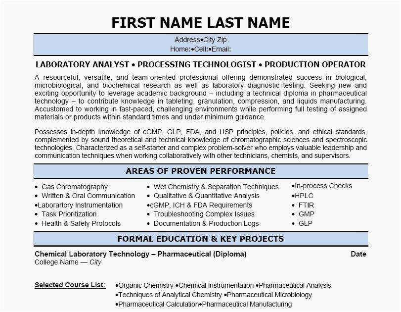 Sample Resume for Msc Biotechnology Freshers Resume format for Freshers Of Biotechnology