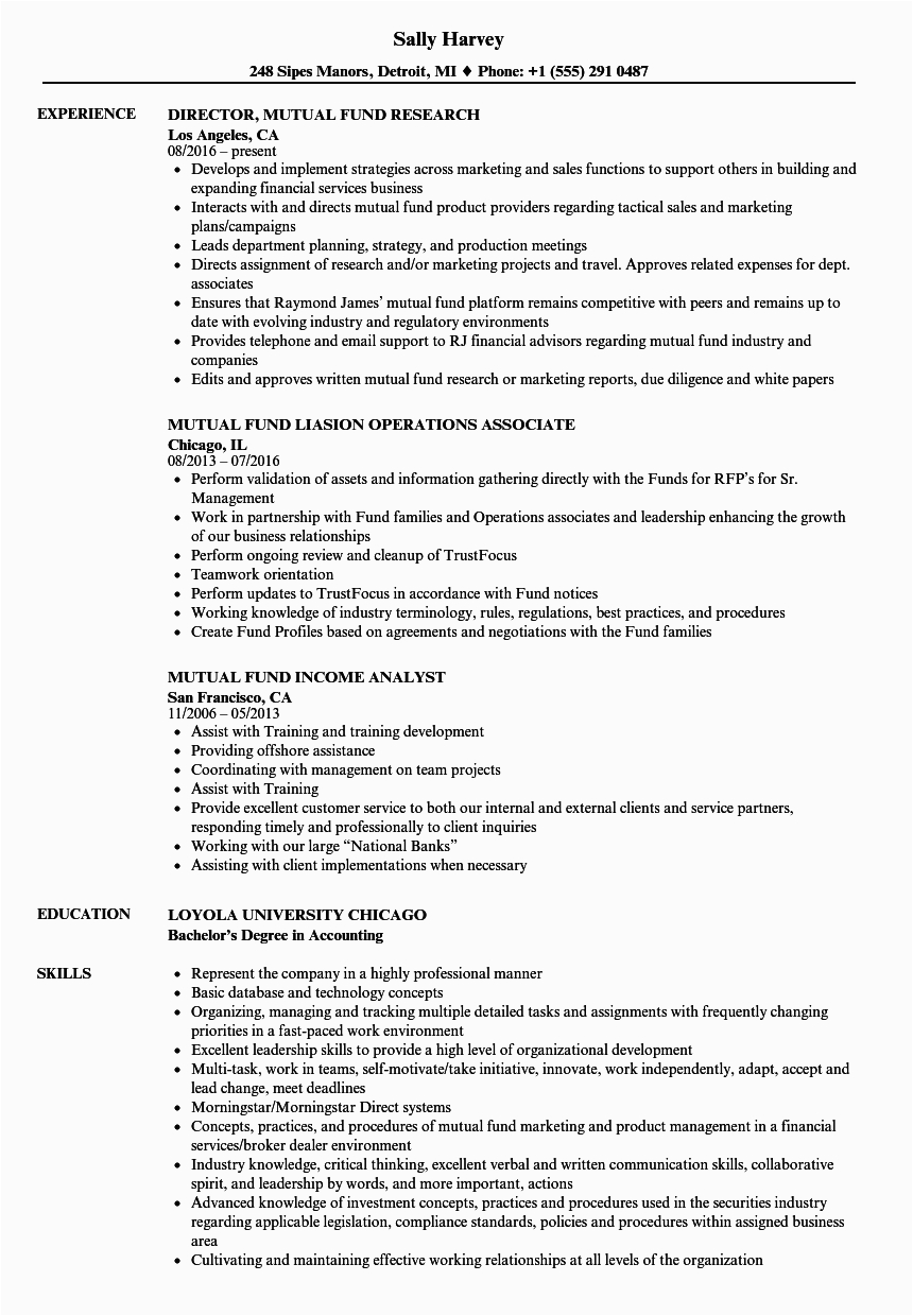 Sample Resume for Mutual Fund Operations Great Manual Testing Resume Sample for 5 Years Experience