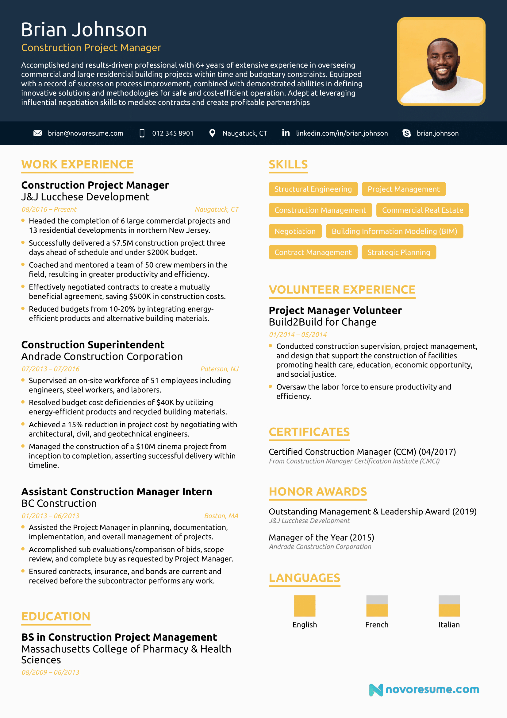 Sample Resume for Project Management Professional 9 Project Manager Resume