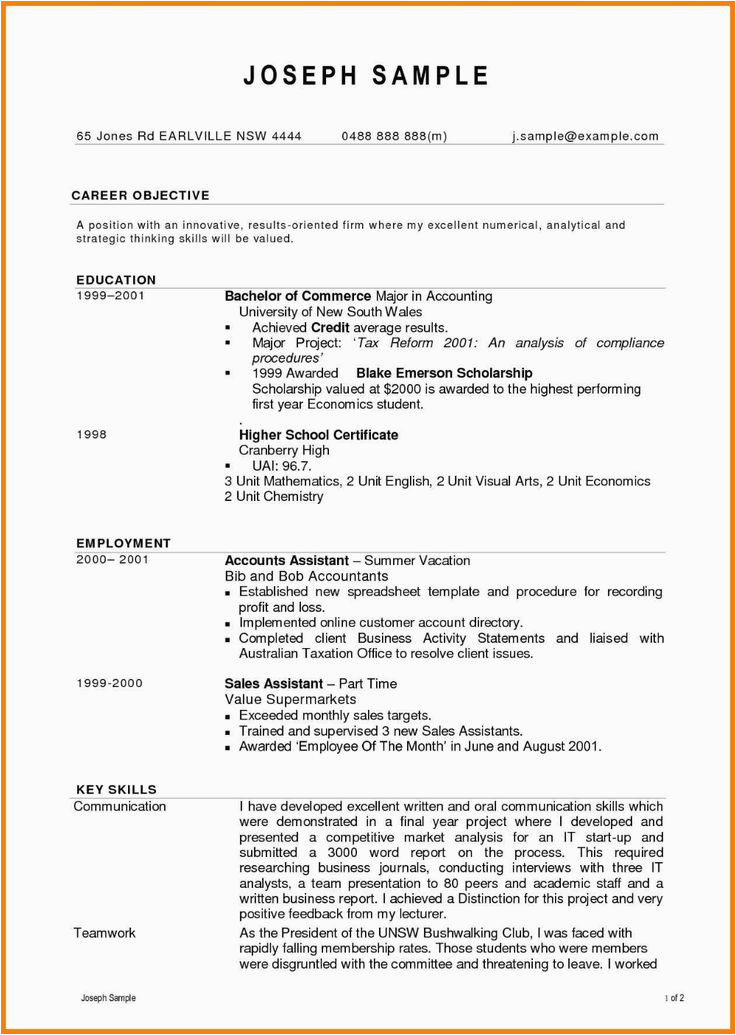 Sample Resume format for Lecturer In Commerce Indian Resume format Google Search