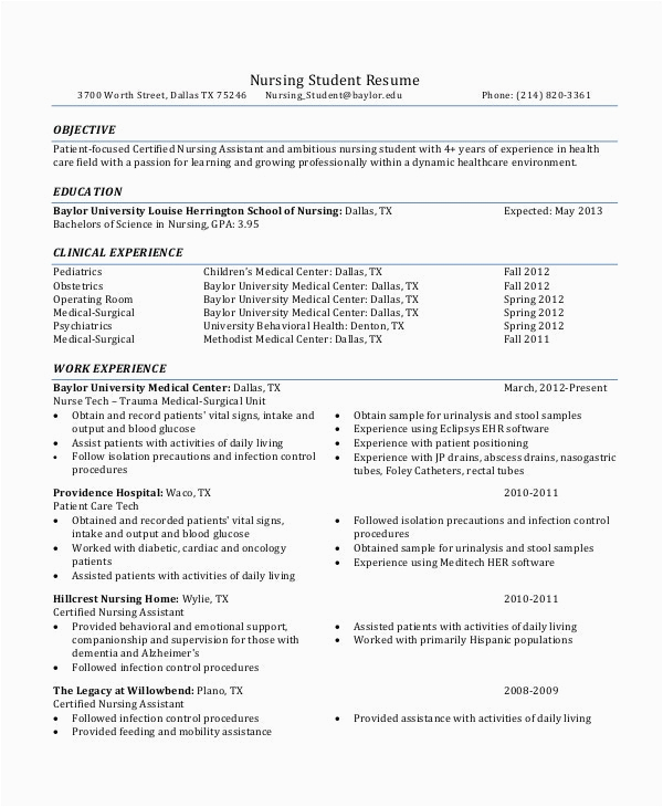 Sample Rn Resume 2 Year Experience 11 Nurse Resume Templates Pdf Doc