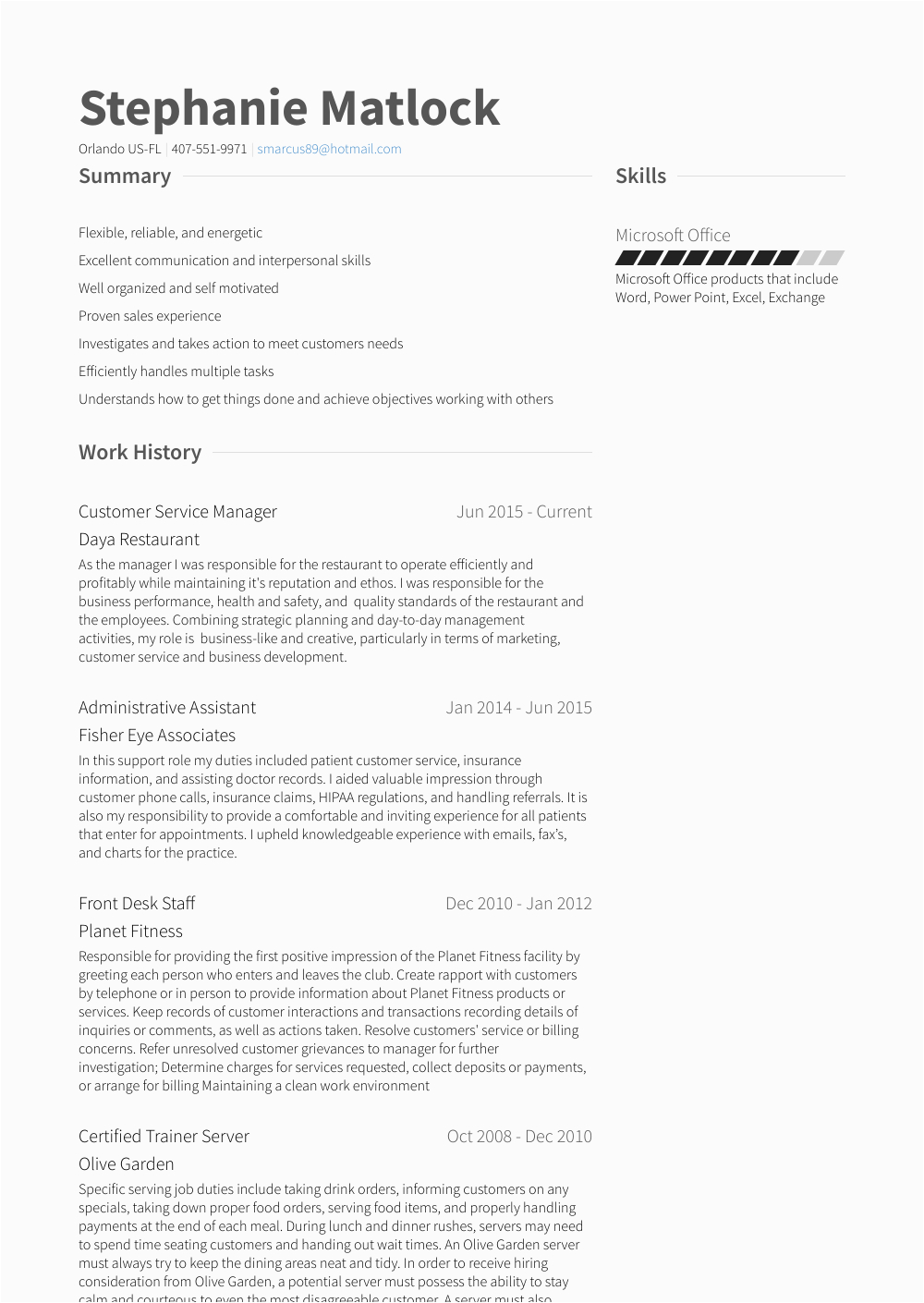 Stay at Home Mom Resume Example Sample Stay at Home Mom Resume Samples and Templates