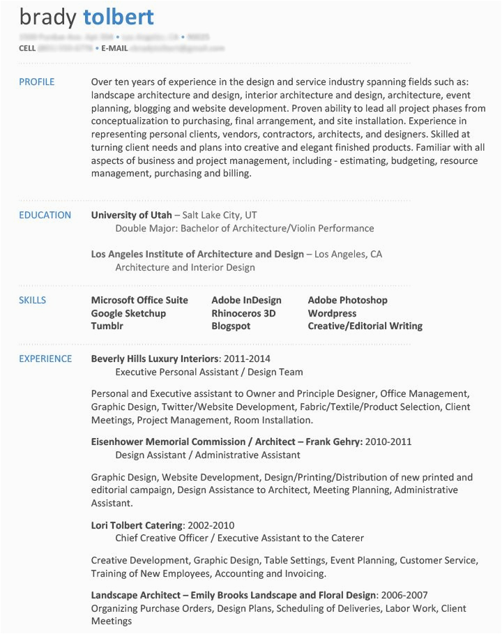 Ut Impa Resume Additional Information Page Sample Dissecting the Good and Bad Resume In A Creative Field Emily