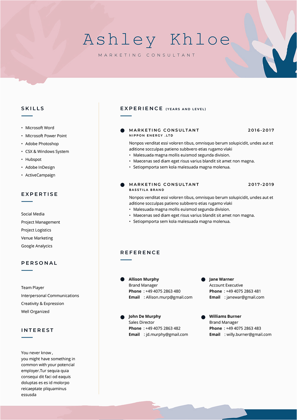 Ats Friendly Resume Template Free 2022 ats Friendly Resume Template Ready to Plete Download