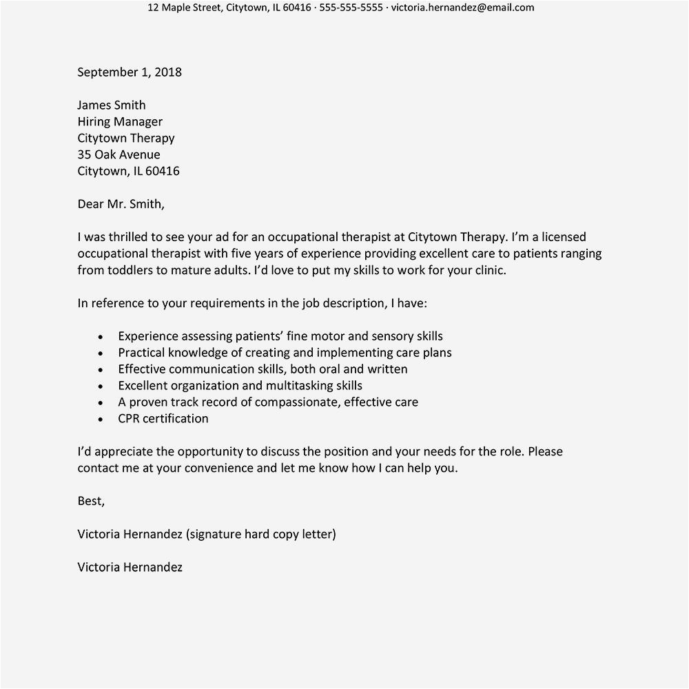Best Cover Letter Template for Resume Best Cover Letters 2018