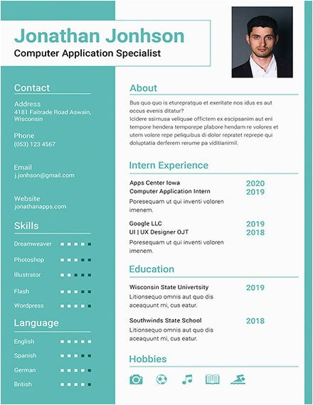 Best Resume Templates for Freshers Free Download 10 Simple Fresher Resume Templates