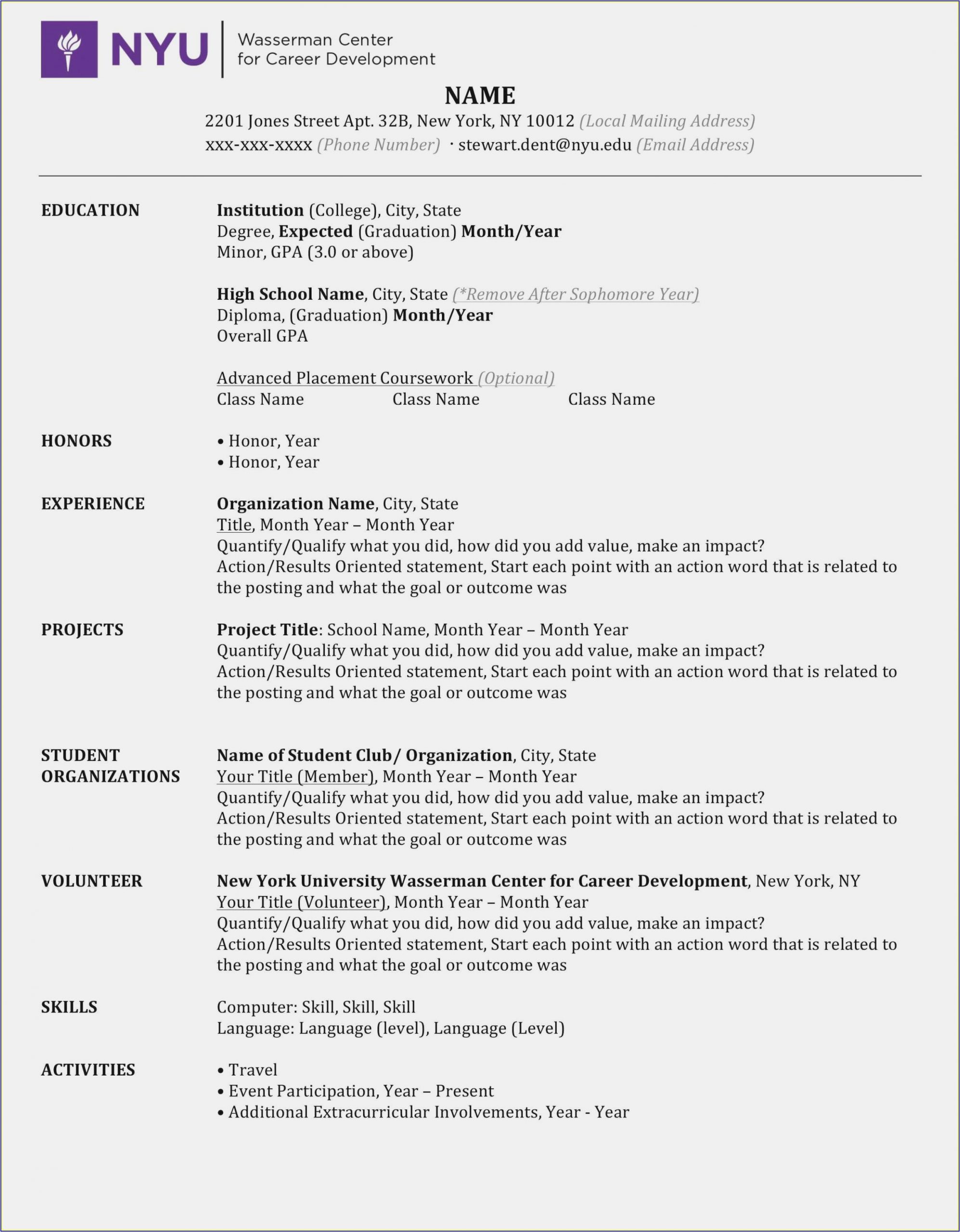 Best Resume Templates for Freshers Free Download Pdf Resume Samples for Freshers Best Resume format Free