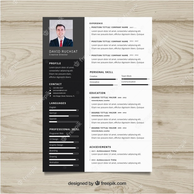 Black and White Resume Template Free Download Black and White Resume Template Vector Black and White Resume Template Free Download Black and White Resume Template Vector