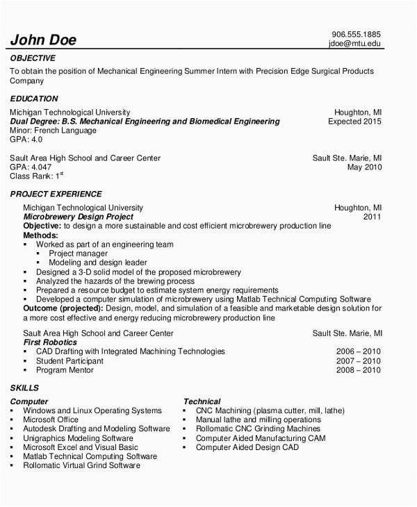 Entry Level It Project Manager Resume Sample 29 It Resume Design Templates Pdf Doc