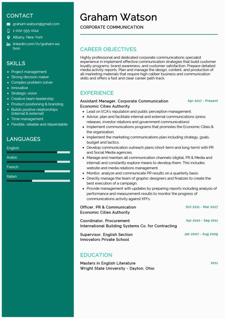 Experienced Corporate Communications Sample Resume 2023 Corporate Munication Resume Sample [2020] Maxresumes