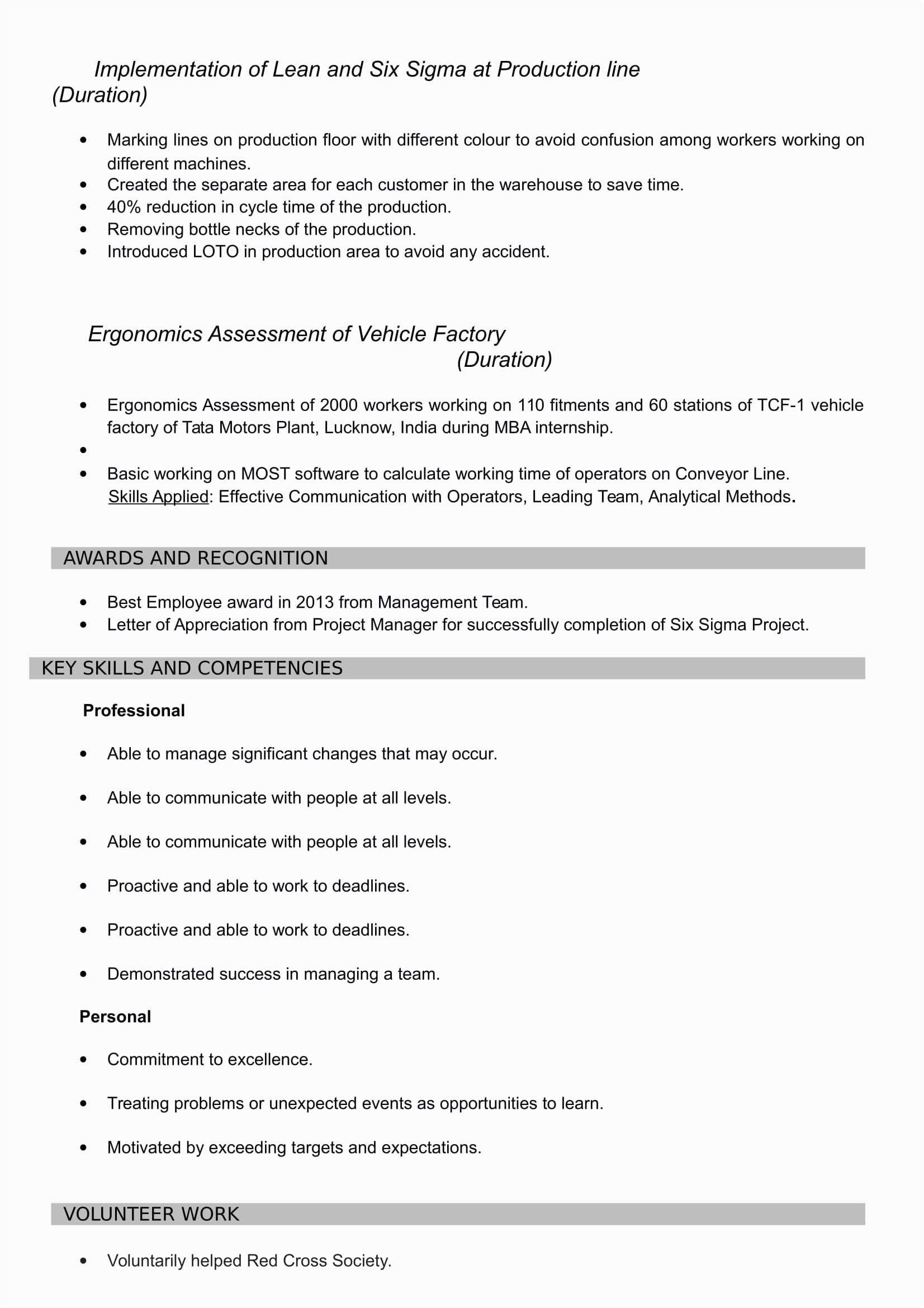 Free Resume Samples for Mba Freshers Resume Templates for Mba Freshers Download Free