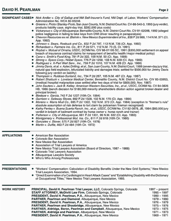 Labor and Employment attorney Resume Sample Resume Samples Employment Law attorney Resume