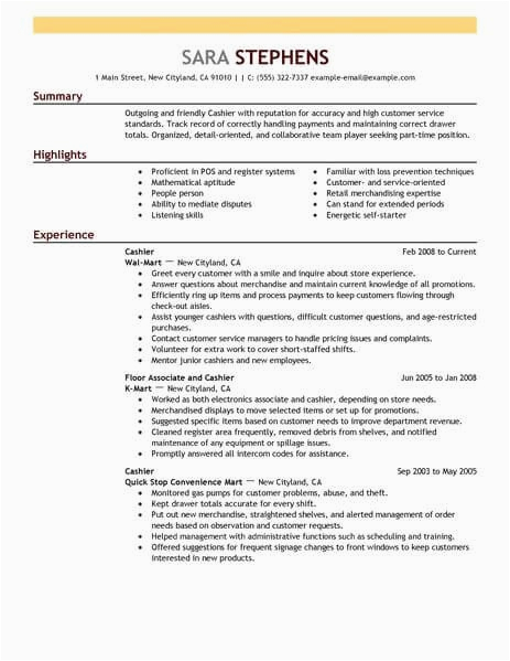 Part Time Job Resume Sample Canada Best Resume for Part Time Job In Canada Job Retro