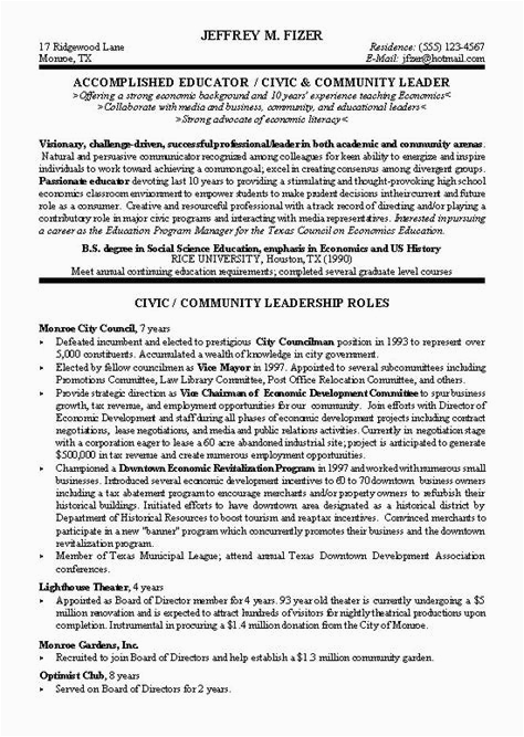 Political Candidate Resume Sample In English Political Candidate Resume Sample In English