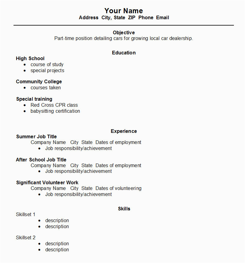 Printable Resume Template for High School Students High School Student Resume Template ← Open Resume Templates Printable Resume Template for High School Students High School Student Resume Template ← Open Resume Templates