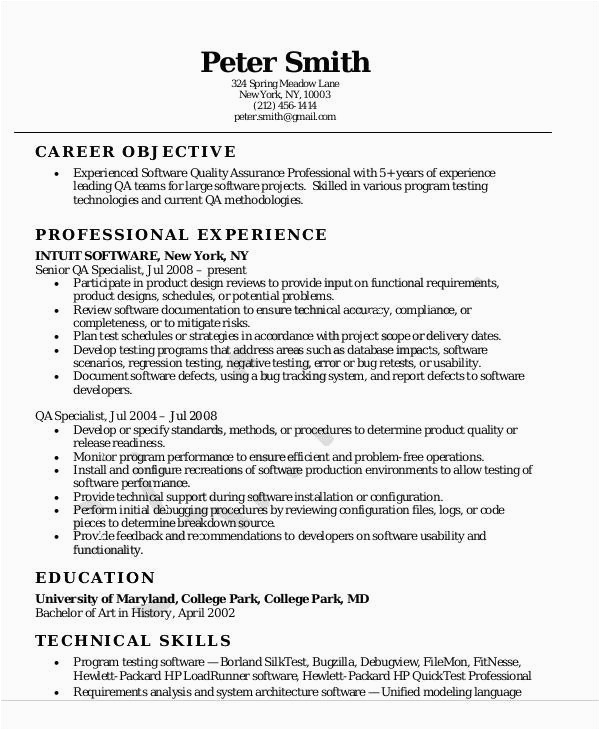 Quality assurance Resume Samples for Freshers Free 9 Sample Quality assurance Resume Templates In Ms Word