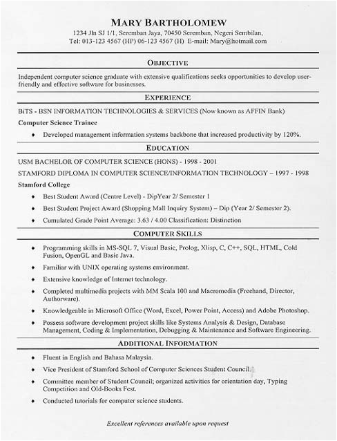 Resume Right Out Of College Samples How to Write A Resume for College