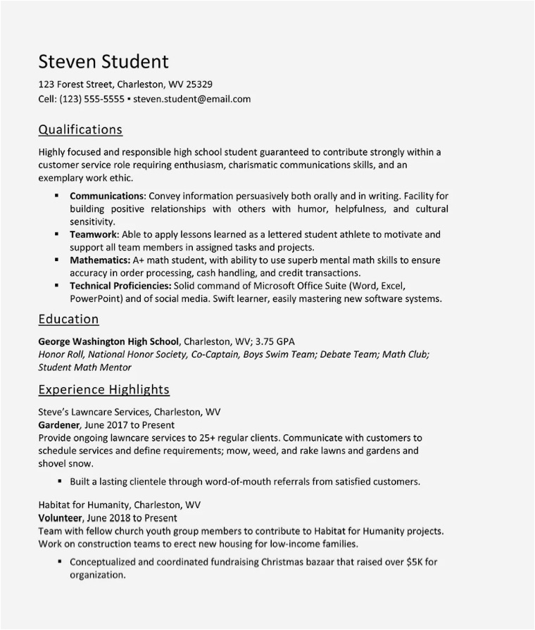 Resume Sample for College Student Philippines Resume Sample for Undergraduate or Working Students In the