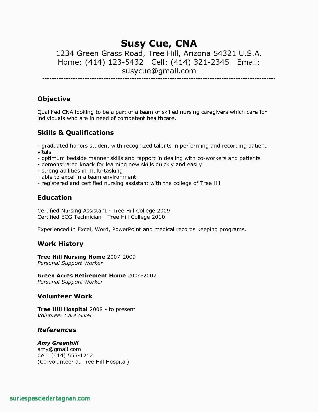 Resume Sample for Nurses without Experience Philippines 78 New S Sample Resume for Registered Nurse without Experience