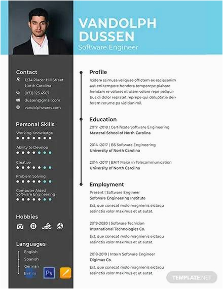 Resume Template Free Download for software Developer Free 13 Sample software Engineer Resume Templates In Ms