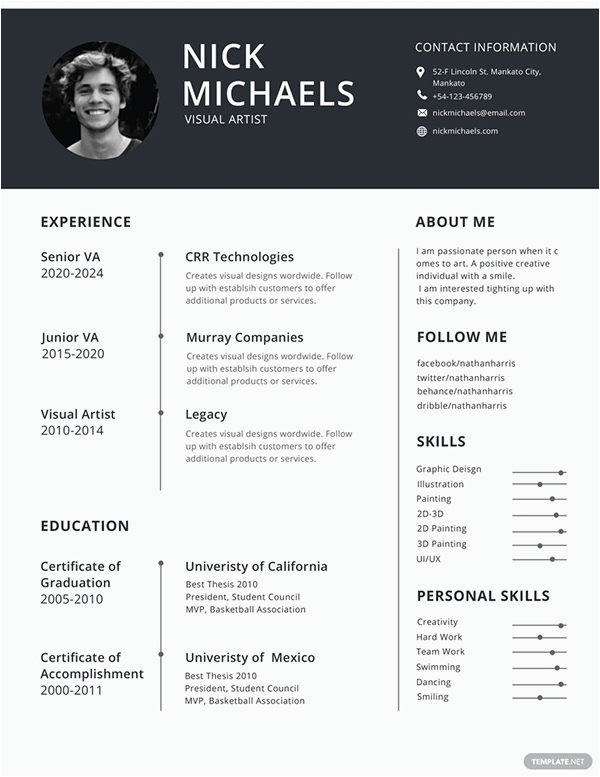 Resume Template Resume Template Resume Template Free Resume Template On Behance Resume Template Resume Template Resume Template Free Resume Template On Behance