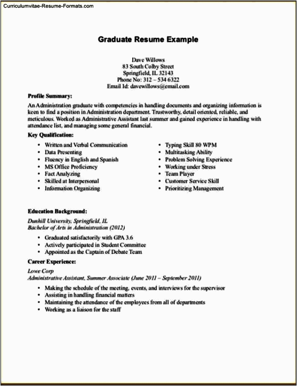 Resume Templates College Student No Job Experience Resume Templates for College Students with No Experience