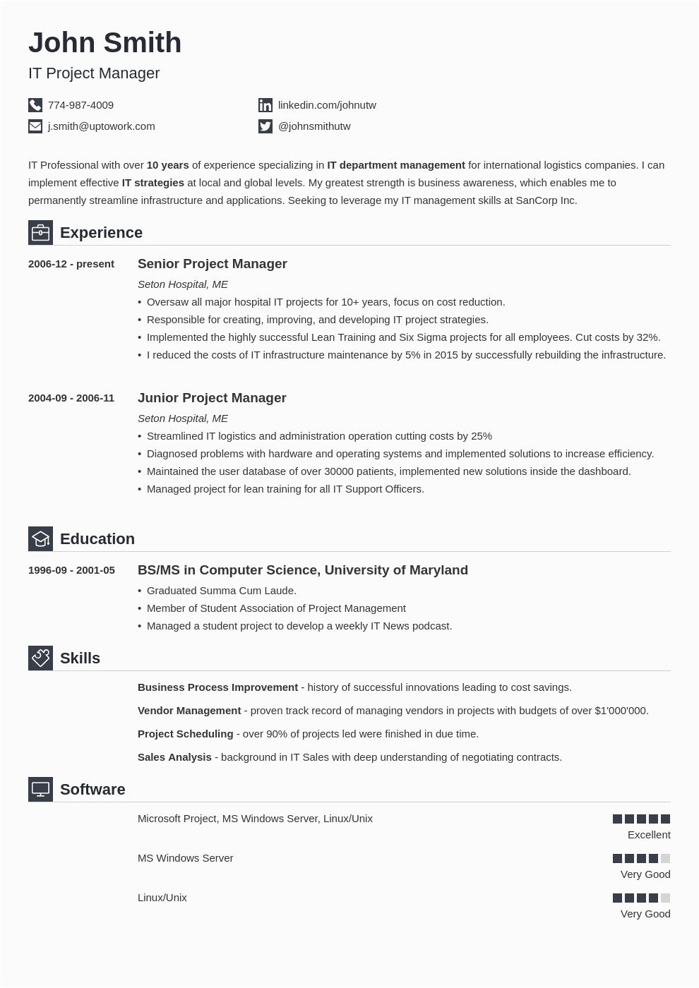 Resume Templates for Experienced It Professionals Free Download Simple Resume Templates [16 Basic formats to Download]