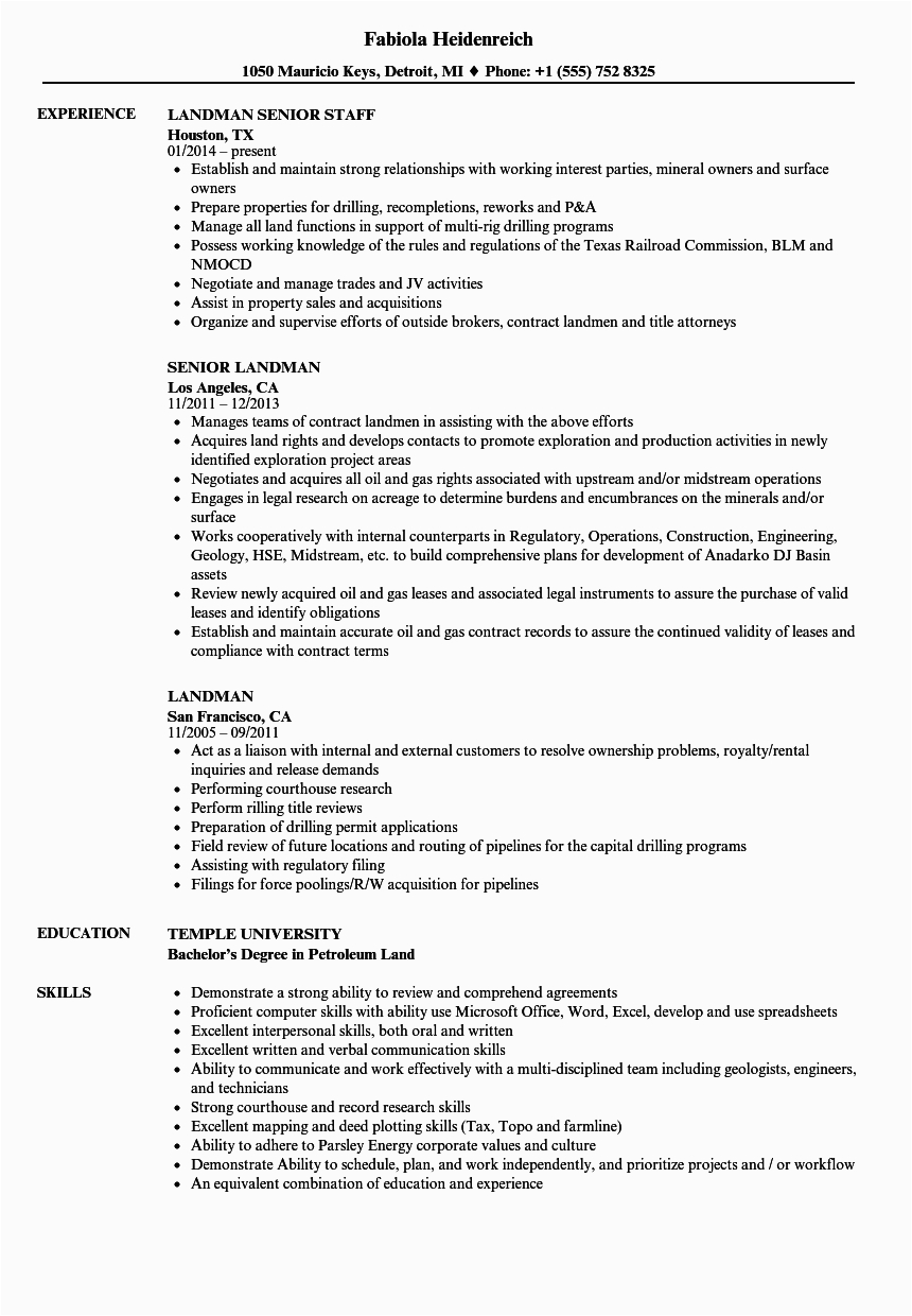 Resume Templates for Oil and Gas Industry Oil and Gas Resume Resume Template Database
