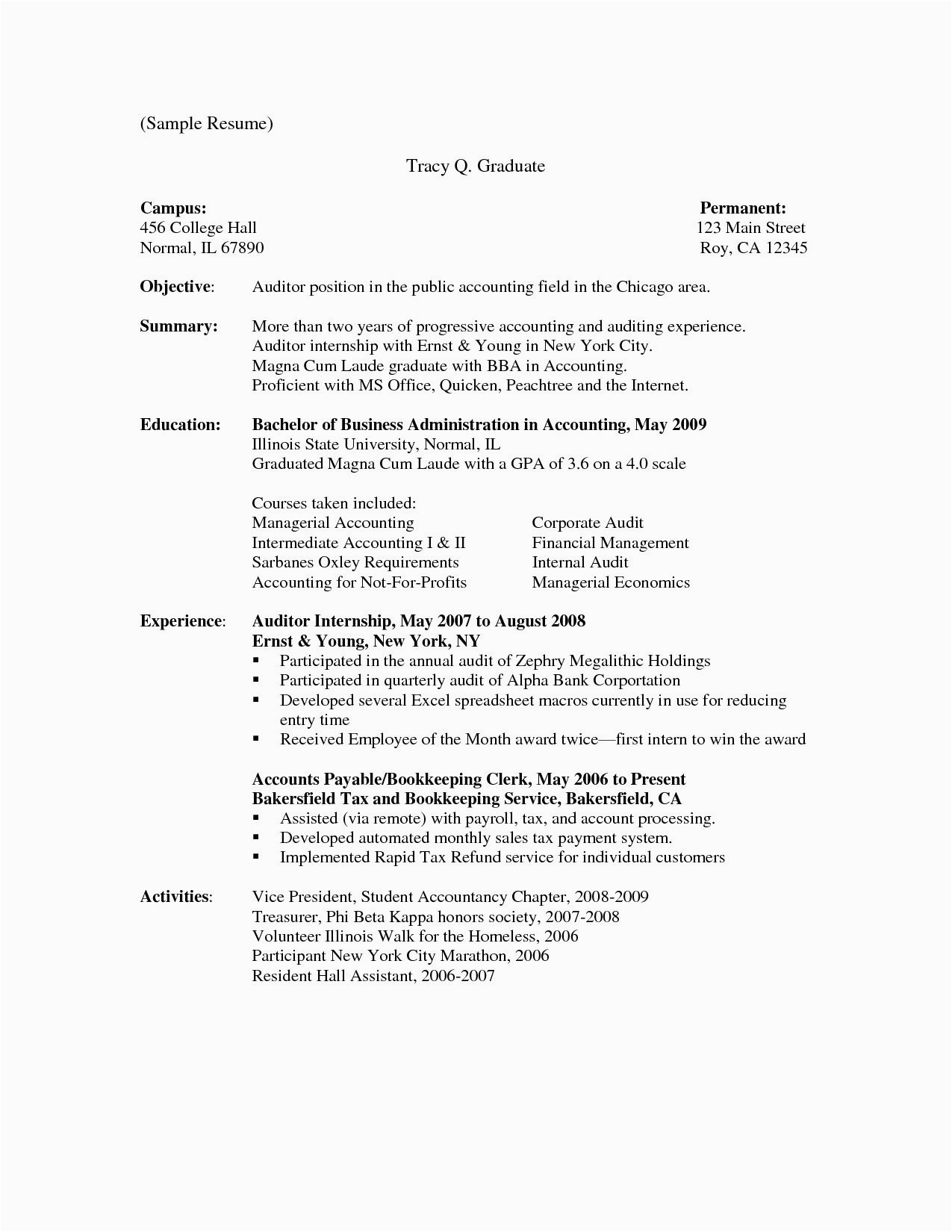 Sample College Application Resume with athletic Honors Honors and Activities to Put Resume Resume Genius