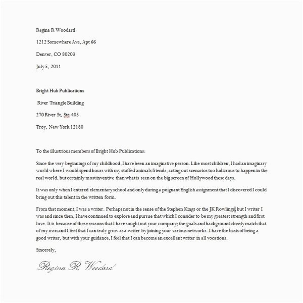 Sample Letter Of Introduction for Resume Resume Introduction Letter