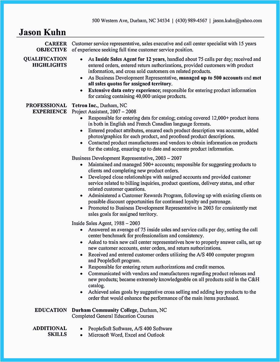 Sample Objective Resume for Call Center Agent Cool Information and Facts for Your Best Call Center Resume Sample