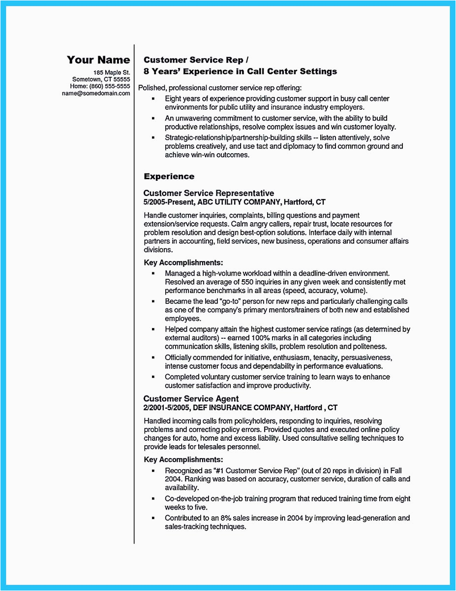 Sample Objective Resume for Call Center Agent Impressing the Recruiters with Flawless Call Center Resume