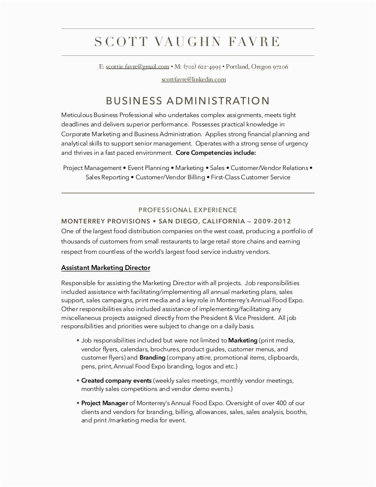 Sample Objectives In Resume for Business Administration Business Administration Resume